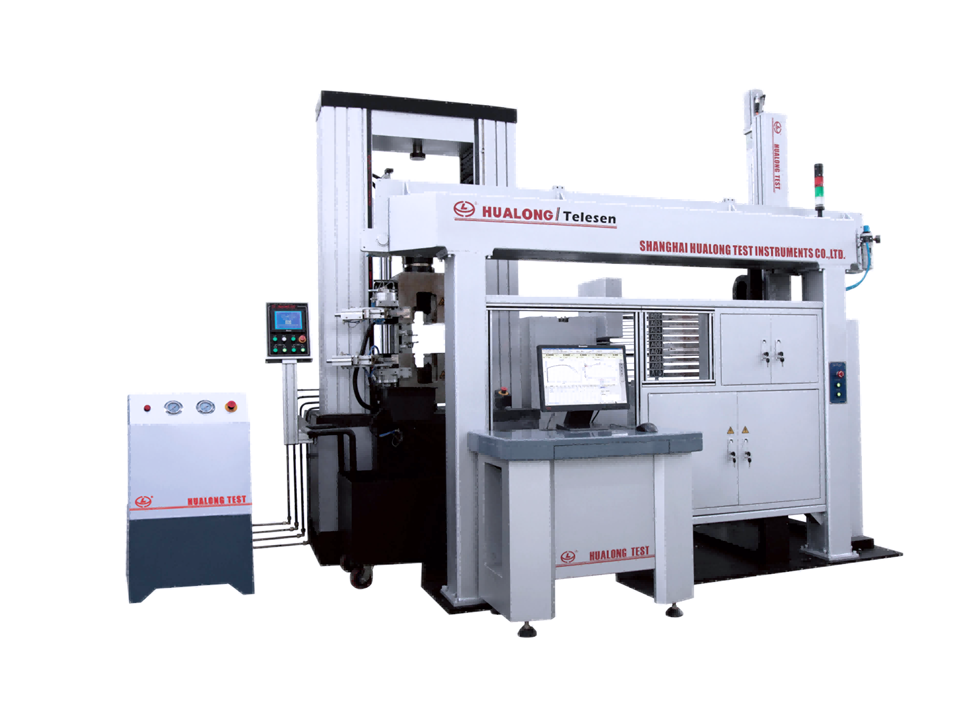 全自動(dòng)拉伸試驗(yàn)機(jī)（中厚板/啞鈴棒材-600kN）-LZW系列